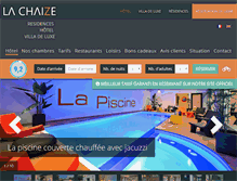 Tablet Screenshot of hotel-noirmoutier.com
